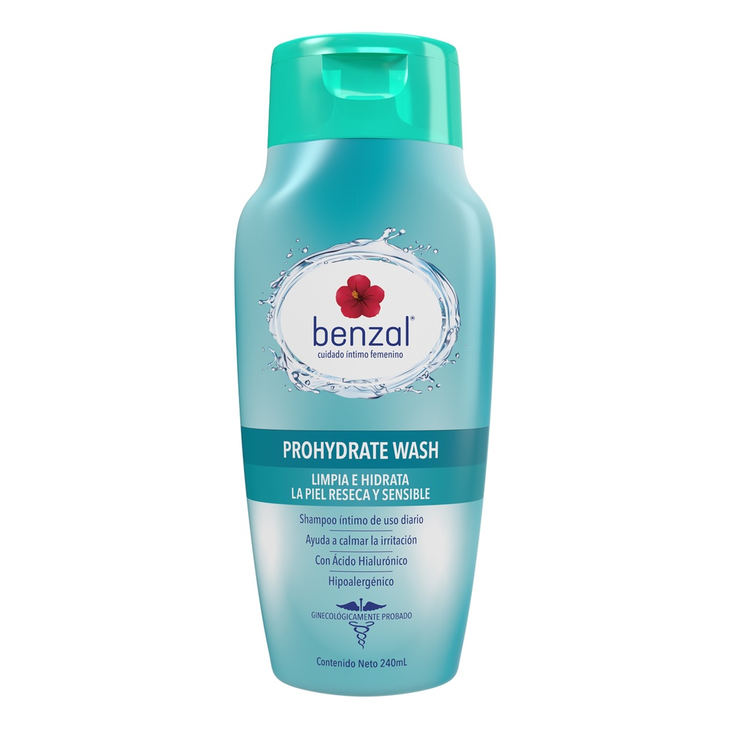 Benzal Wash Uso Diario Pro hydradante 240 Ml