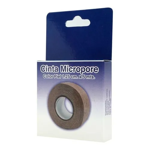 Cinta Micropor Piel 1.25 Cm X 5 M 