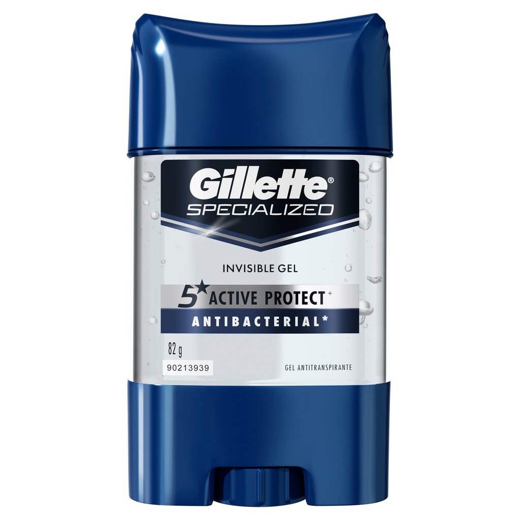 [7500435113465] Desodorante Gillette Antibacterial Gel 82 G 