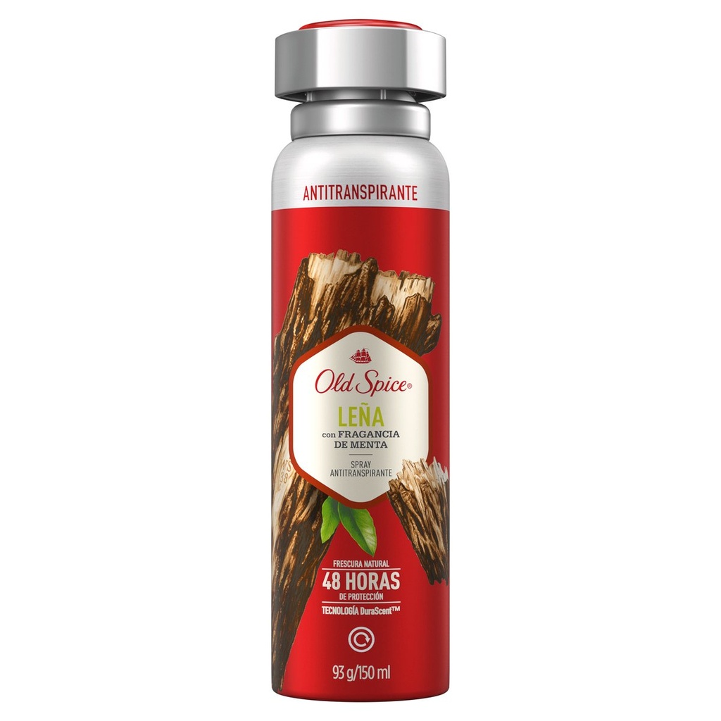 Desodorante Old Spice Antitranspirante Leña Spray 150 Ml 