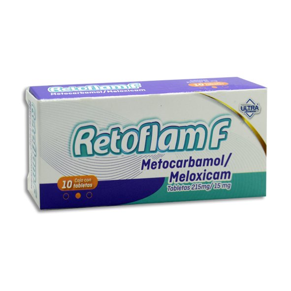 Retoflam F 215/15 Mg 10 Tabletas 