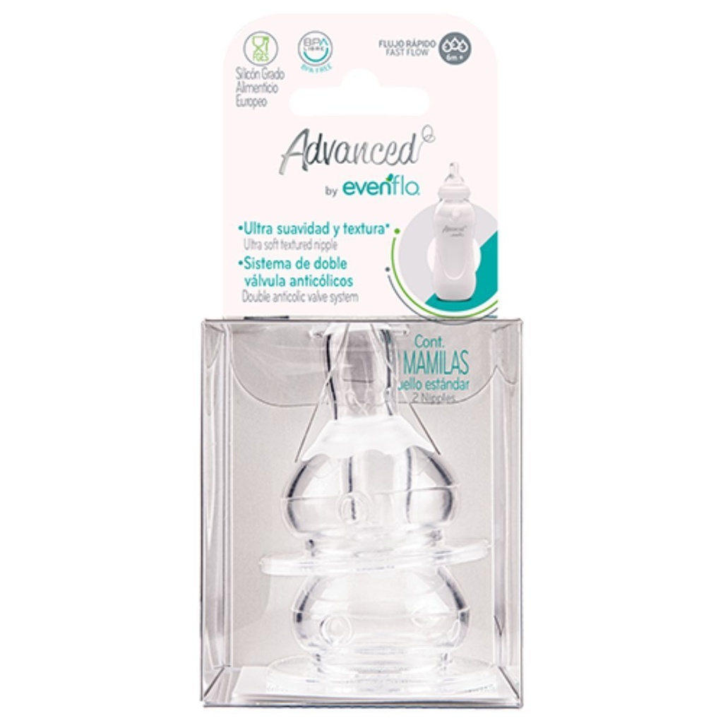 Mamila Advanced Light Flujo Rápido 2 Piezas 