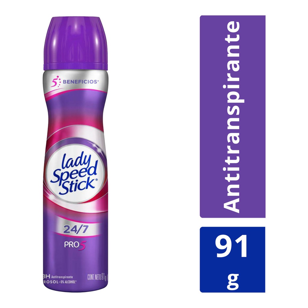 Desodorante Lady Speed Stick Pro 5 En 1 Spray 150 Ml 