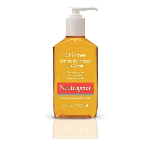 Limpiador Facial Neutrógena Sin Alcohol 177 Ml 