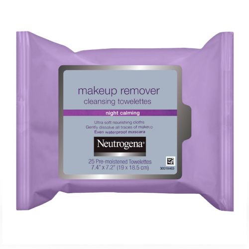 Toallas Desmaquillantes Neutrógena Noche 25 Piezas 