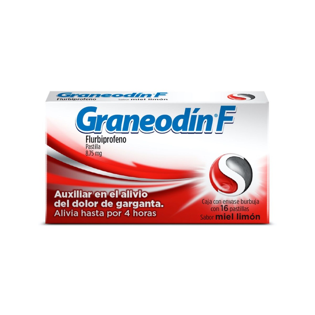 Graneodín F 8.75 Mg Miel Limón 16 Pastillas 