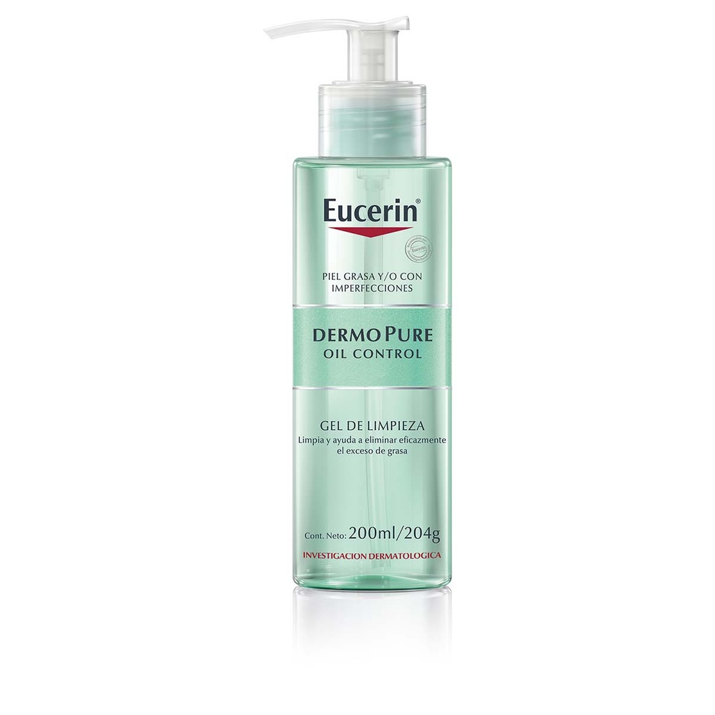 Gel Eucerin Limpiador Piel Grasa 200 Ml 
