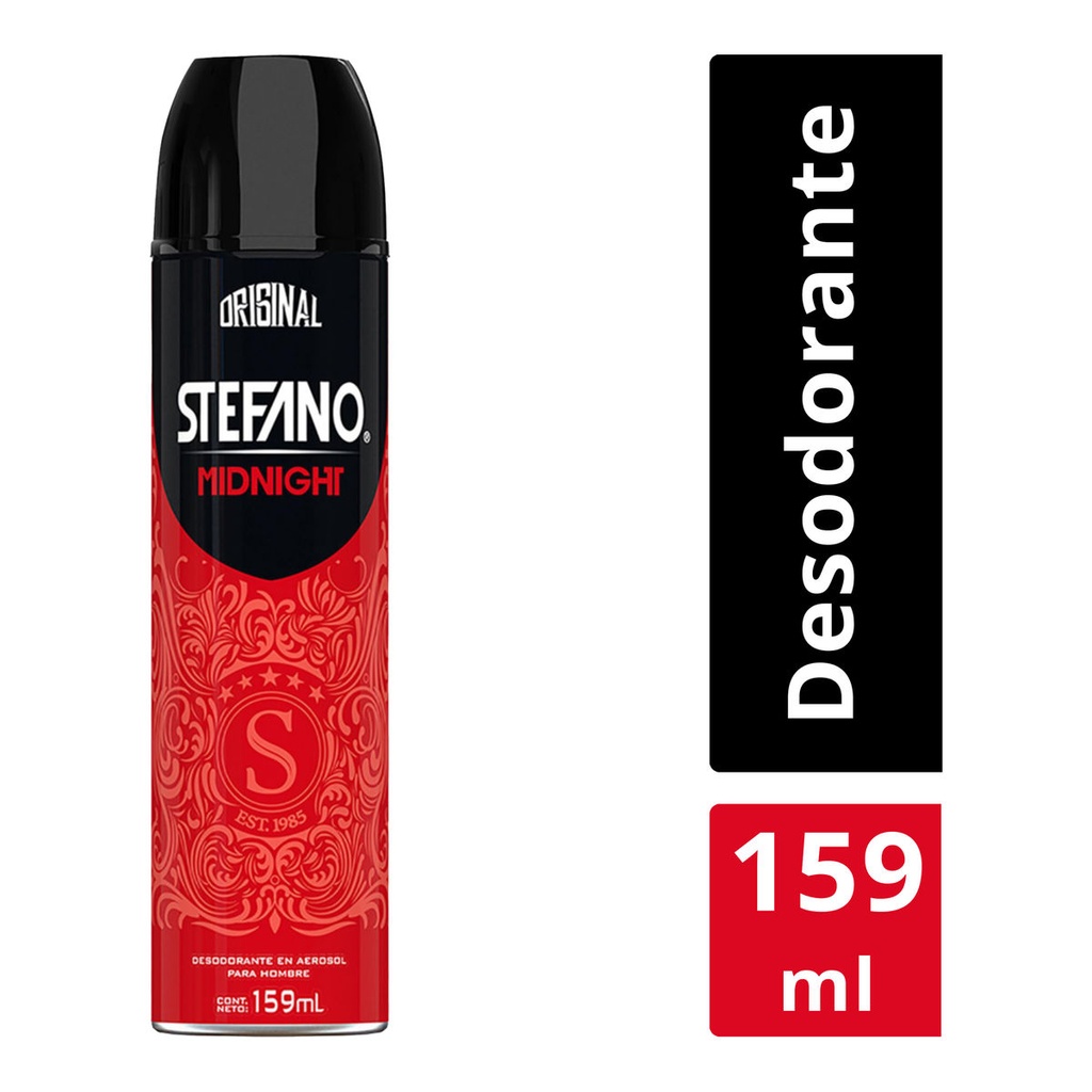 Desodorante Stefano Mid Night Spray 113 G 