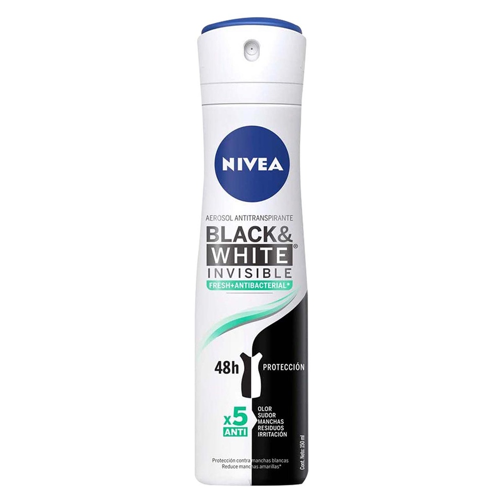 Desodorante Nivea Black & White Fresh Spray 150 Ml 