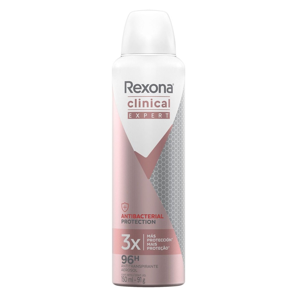 Desodorante Rexona Clinical Antibacterial Woman Spray 150 Ml 