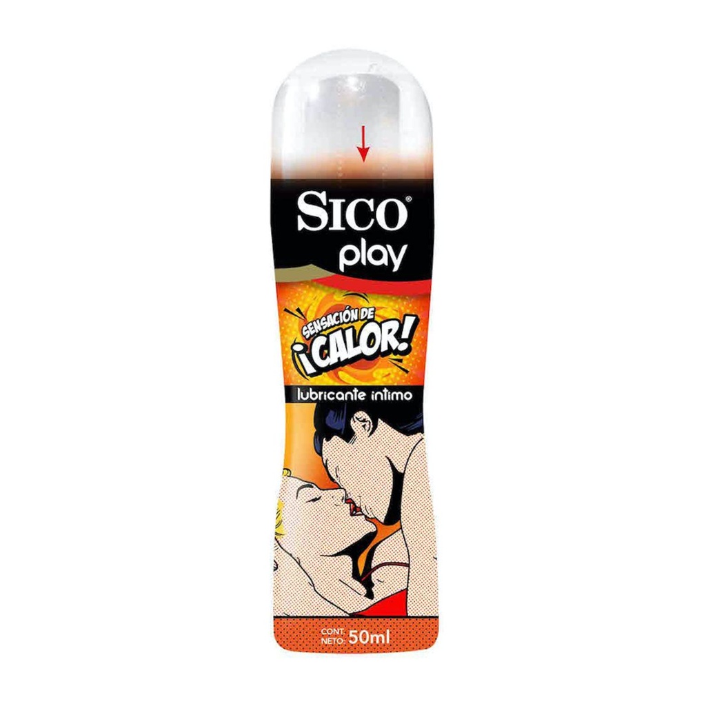 Lubricante Íntimo Sico Sensación De Calor 50 Ml 