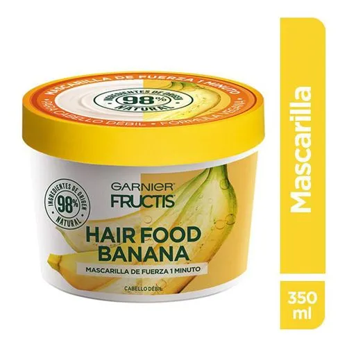 Mascarilla Para Cabello Garnier Fructis Banana Cabello Débil 350 Ml 