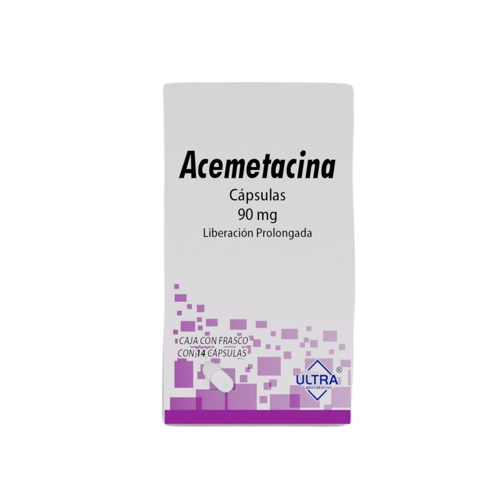 Acemetacina 90 Mg 14 Cápsulas Genérico Ultra Lab