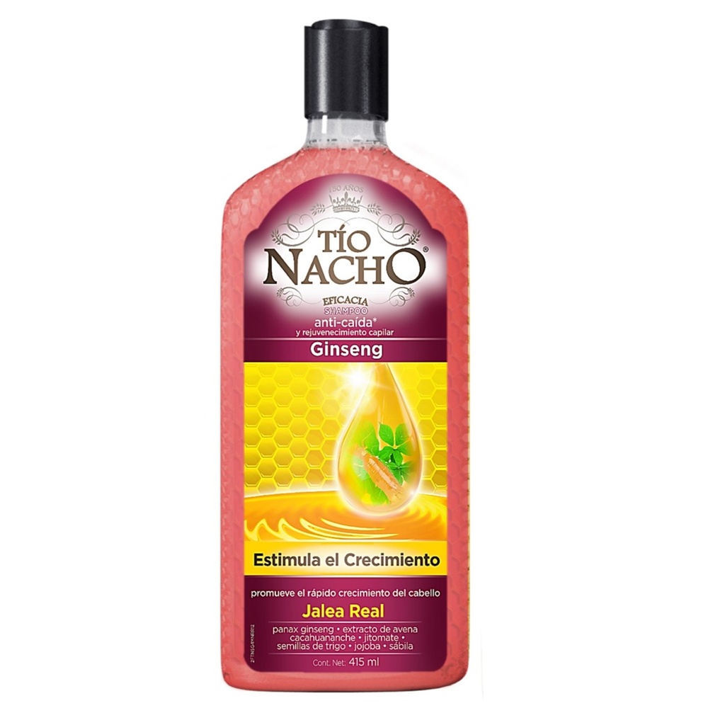 Shampoo Tío Nacho Anti-Caída Ginseng 415 Ml 
