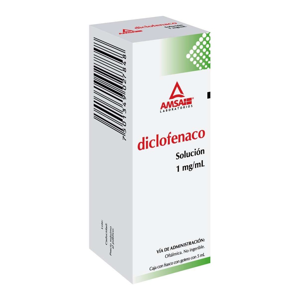 Diclofenaco 1Mg S Oftal 5Ml Lgen   