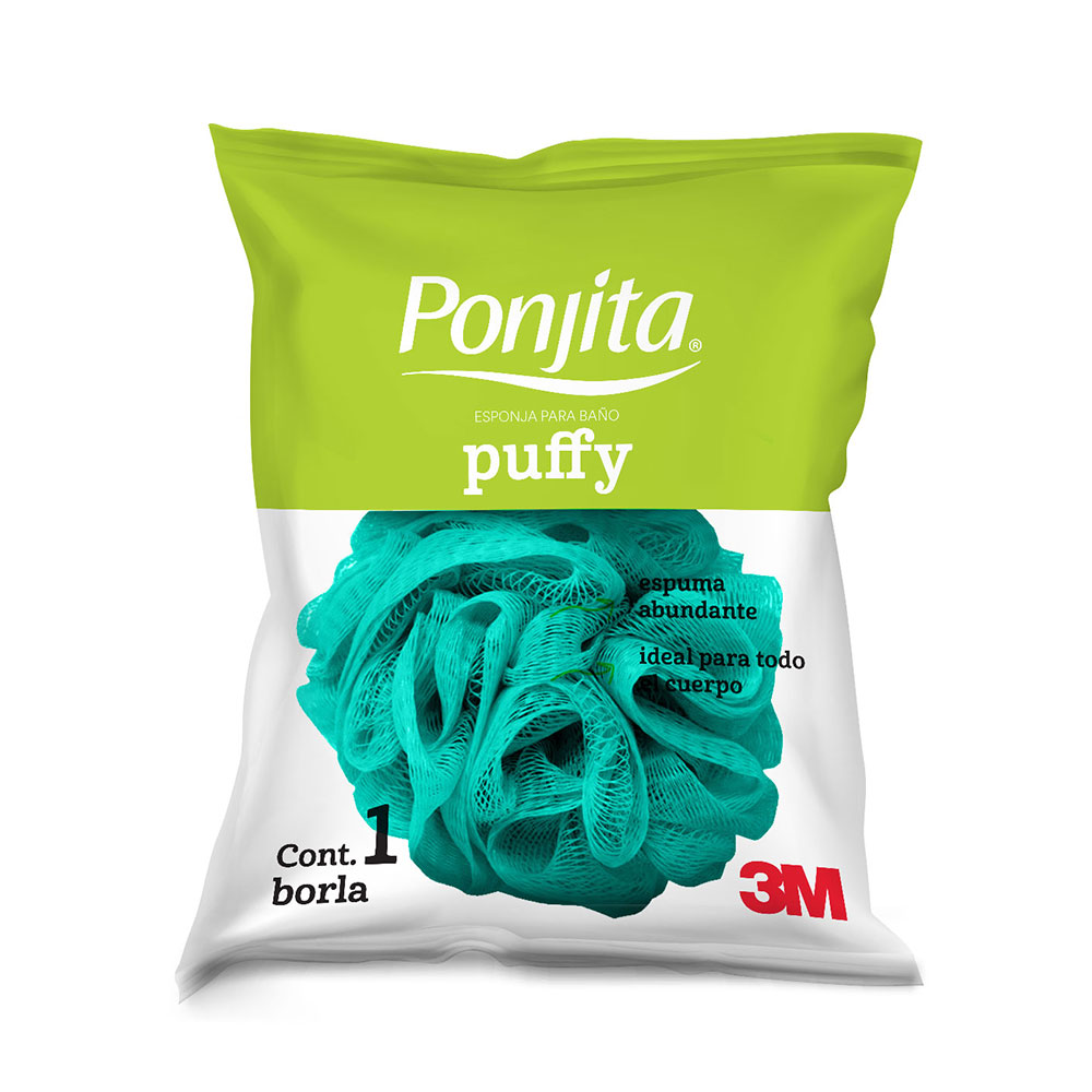 Borla Para Baño Ponjita Puffy 
