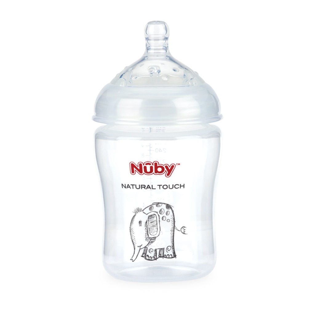 Biberón Nuby Cuello Ancho 9Oz 270 Ml