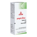 Ampicilina 1 G Solución Inyectable Frasco Ámpula Genérico Amsa