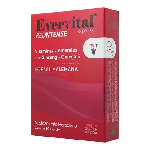 Evervital Vitaminas Minerales 30 Cápsulas 