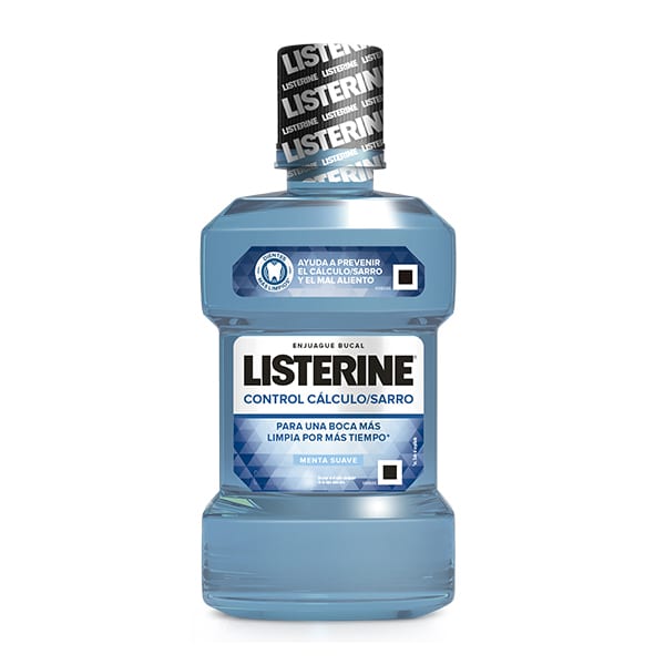 Enjuague Bucal Listerine Control Cálculo/Sarro 250 Ml 