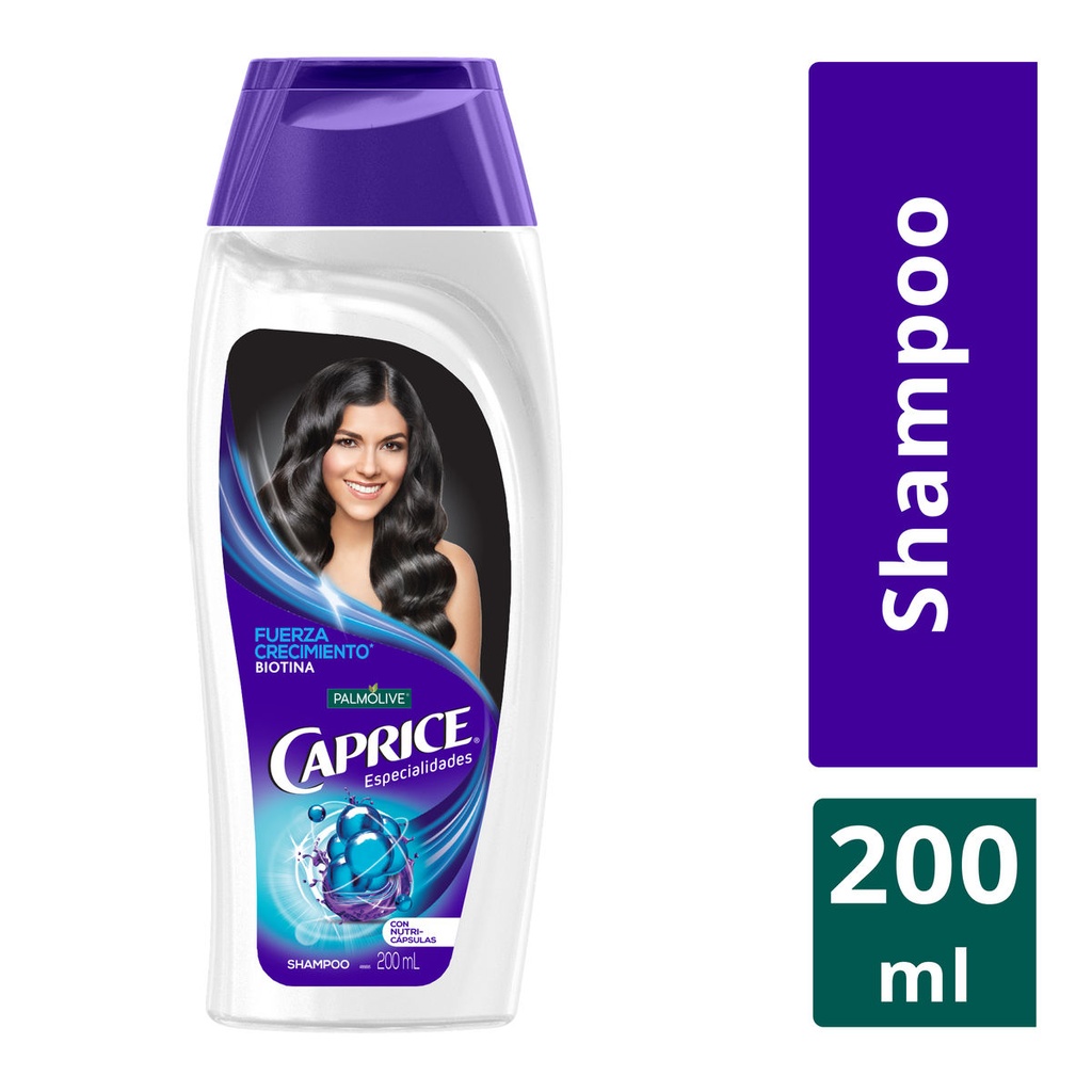 Shampoo Caprice Especialidades Biotina Fuerza 200 Ml 