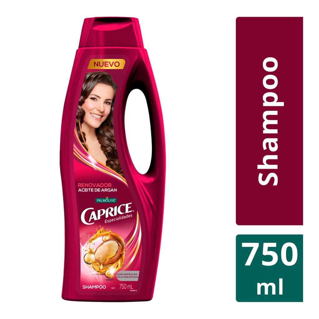 [7509546080420] Shampoo Caprice Especialidades Renovación Argán 750 Ml 