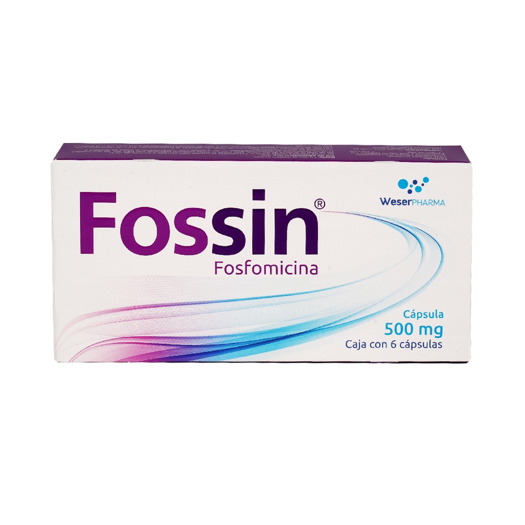 Fossin 500 Mg 6 Cápsulas 