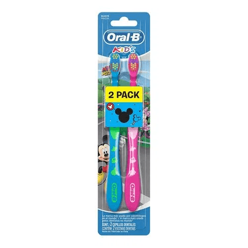 Cepillo Dental Oral B Kids Mickey 2 Piezas