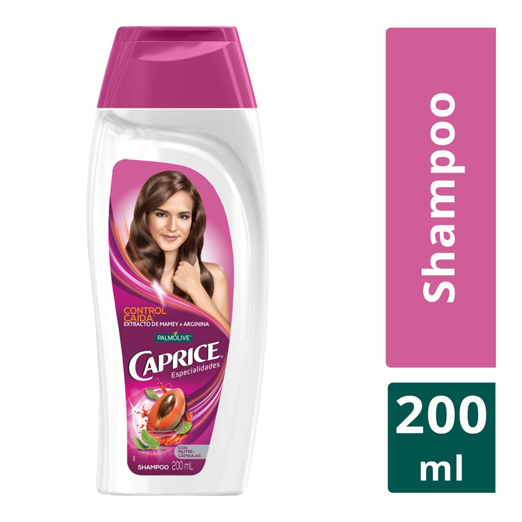 Shampoo Caprice Especialidades Control Caída Argán 200 Ml 