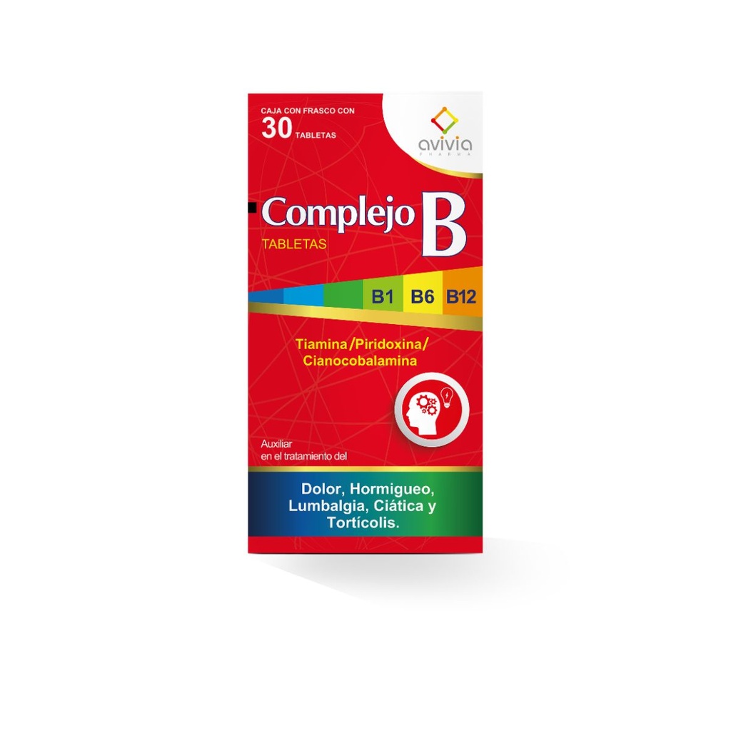 Complejo B 30 Tabletas Genérico Avivia 