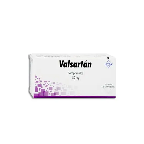 Valsartán 80 Mg 30 Comprimidos Genérico Ultra Lab 
