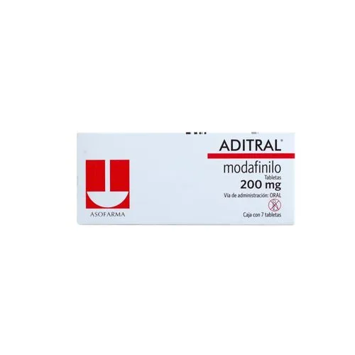 Aditral 200 Mg 7 Tabletas modafinilo