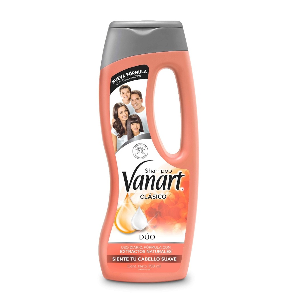 [650240033124] Shampoo Vanart Clásico Dúo 750 Ml 
