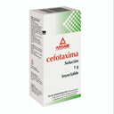 Cefotaxima 1 G Solución Inyectable 4 Ml Genérico Amsa 