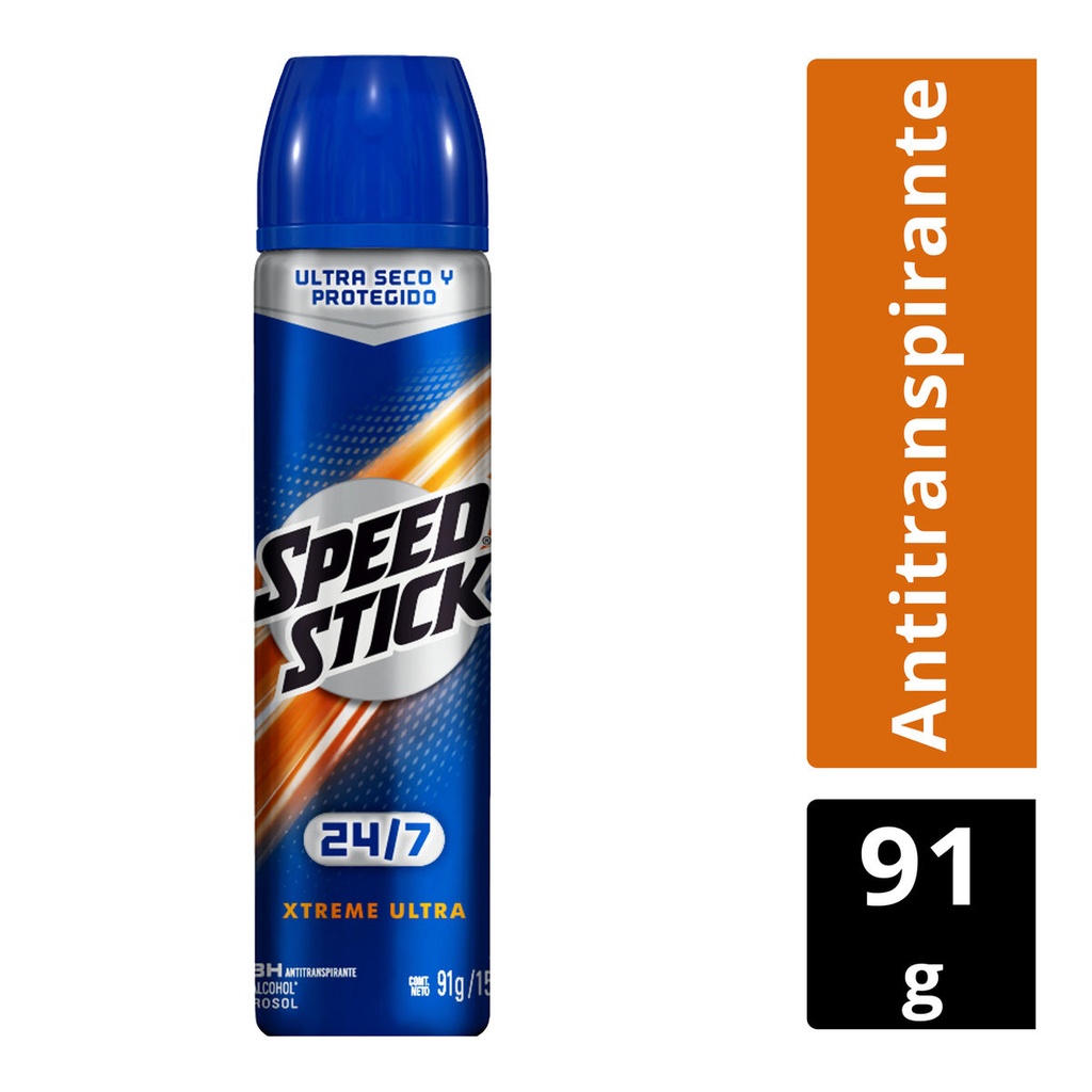 [7509546063706] Desodorante Speed Stick Xtreme Ultra 24/7 Spray 91 G 