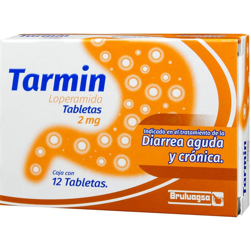 Tarmin Loperamida 2 Mg 12 Tabletas Genérico Bruluagsa 