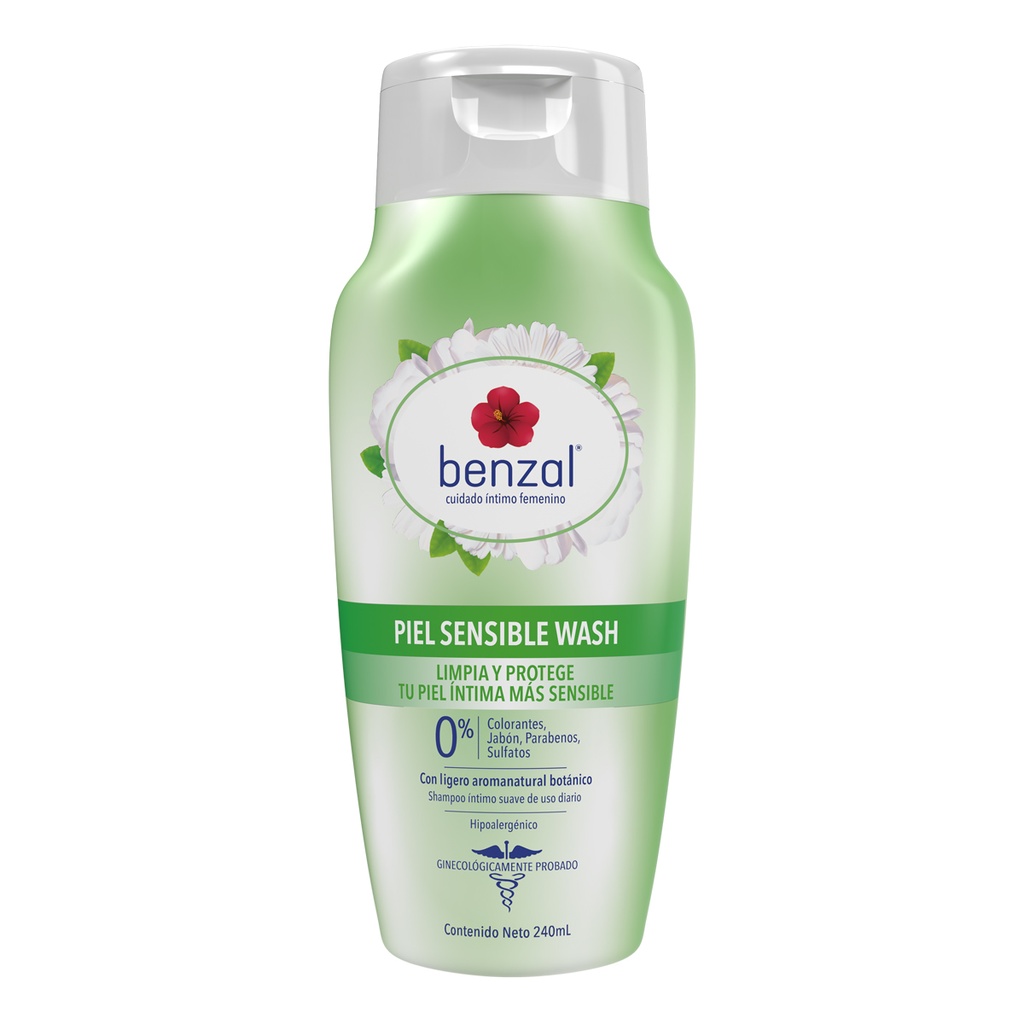 Benzal Shampoo Wash Piel Sensible 240 Ml