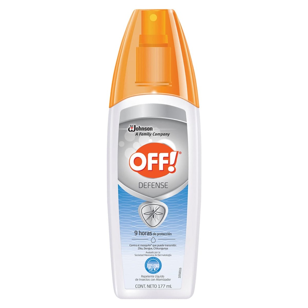 Repelente Líquido OFF! Defense Spray 177 Ml 