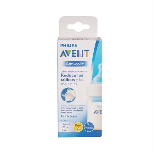 Biberón Philips Avent Classic Anticólicos 4 Onzas 125 Ml