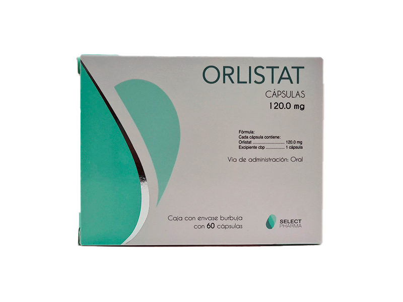 Orlistat 120 Mg 60 Cápsulas Genérico Raam 