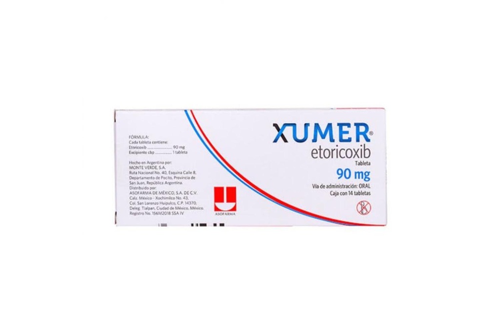 Xumer 90 Mg 14 Tabletas 