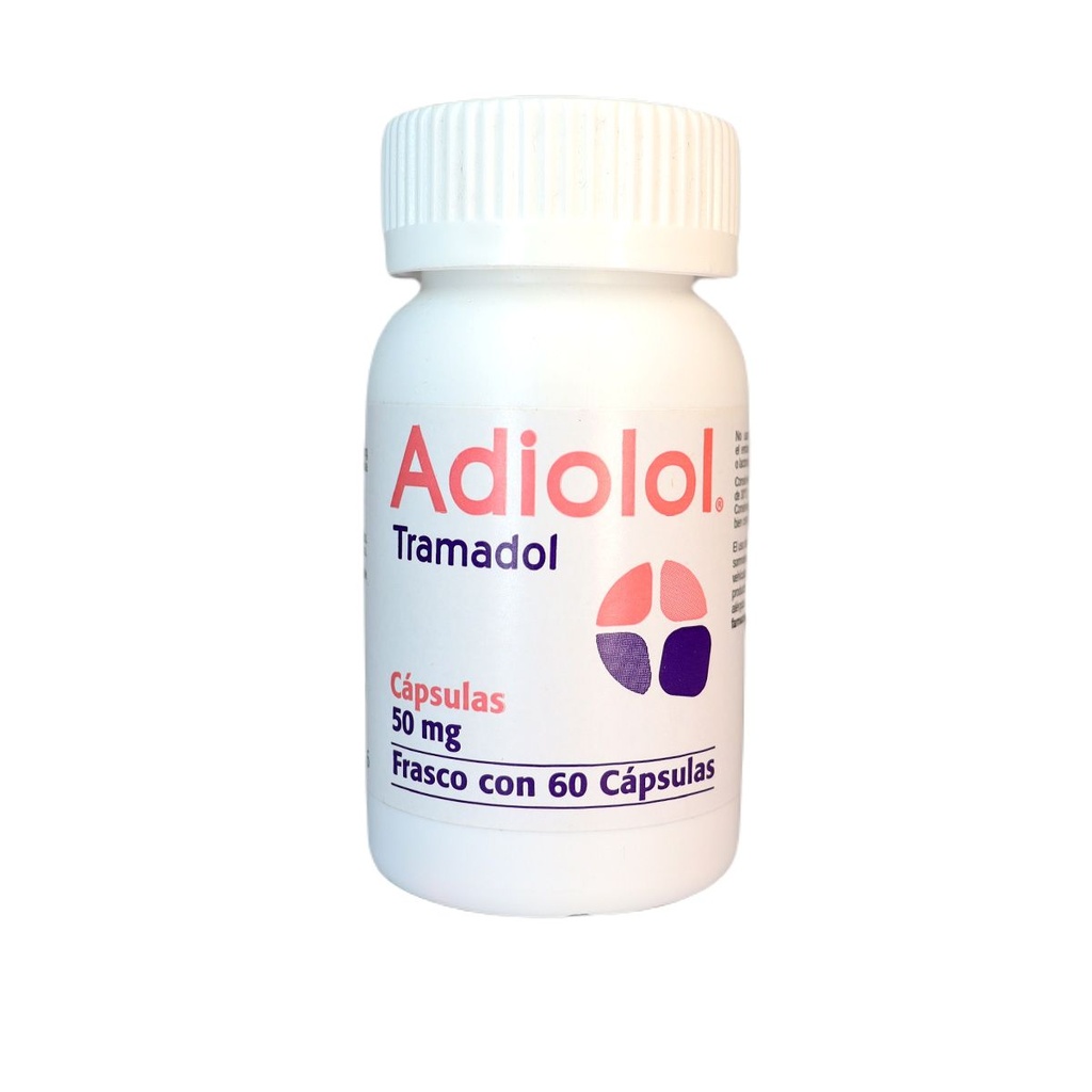 Adiolol Tramadol 50 Mg 60 Cápsulas Genérico Sblpharma 