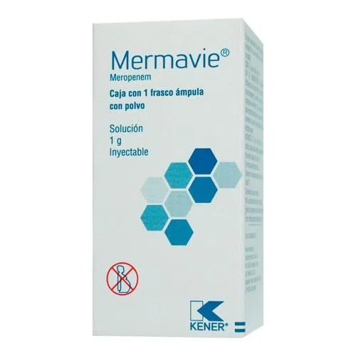 Meropenem 1 G Solución Inyectable 1 Frasco Ámpula 