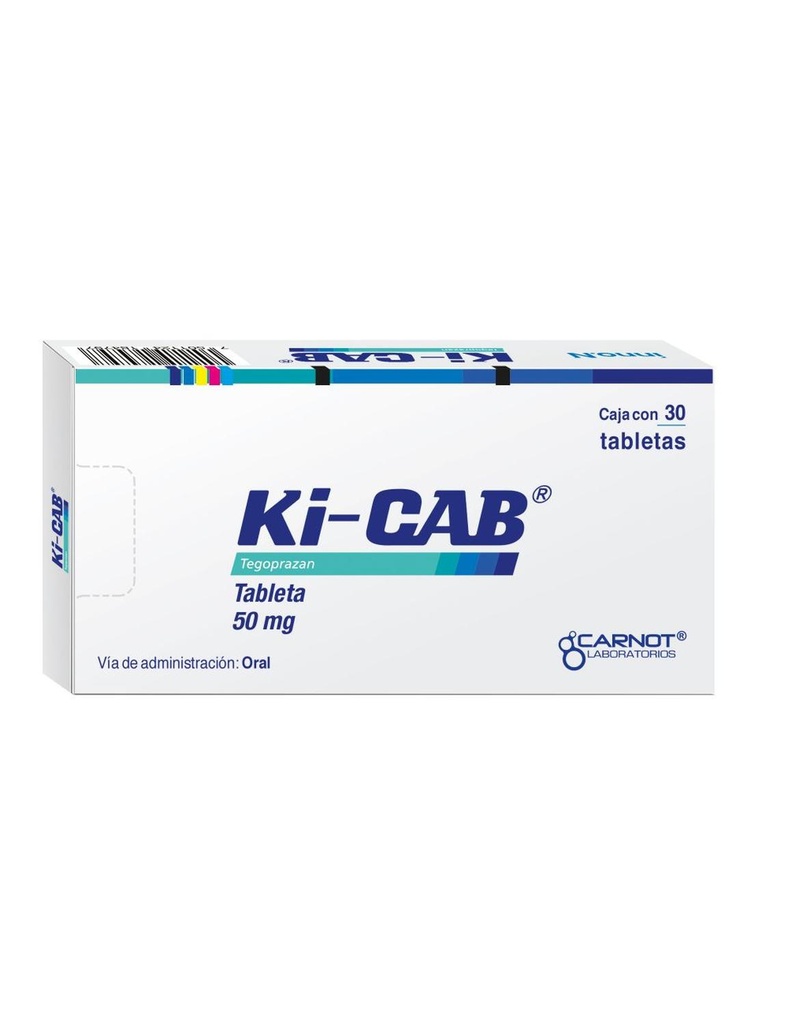 Ki-Cab 50 Mg 30 Tabletas 
