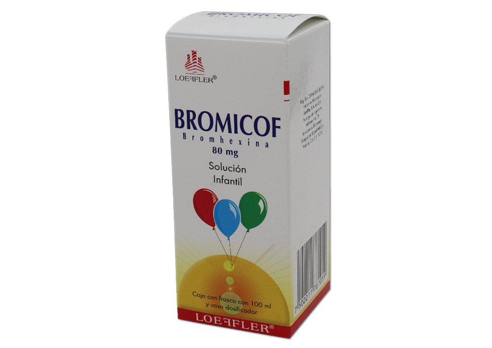 Bromicof Bromhexina 80 Mg Solución Infantil 100Ml