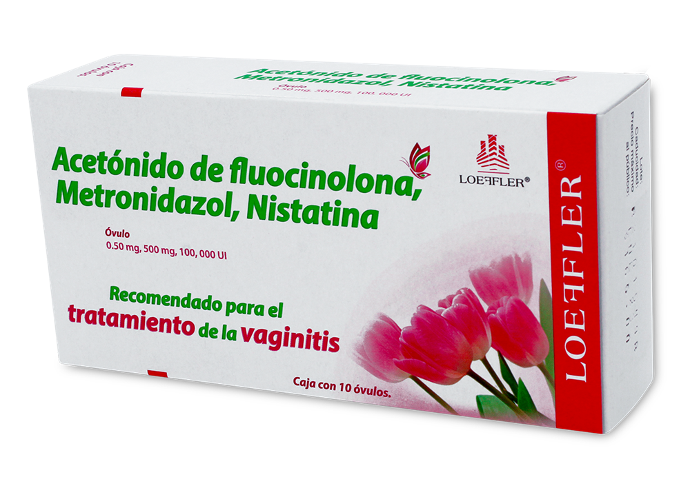 Fluocinolona/Metronidazol/Nistatina Gynoffler-V 10 ovulos 