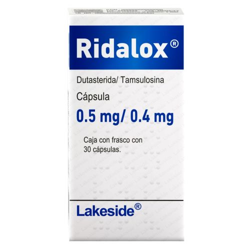 Ridalox 0.5/0.4 Mg Frasco 30Capsulas 