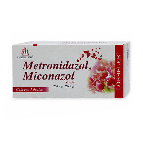 Metronidazol/Miconazol 750/200 7 Ovulos 