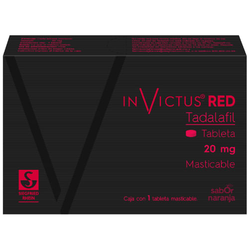 [7501300421852] Invictus Red 20 Mg 1 Tabletas 