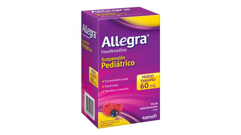 Allegra Suspensión Pediatrico Frasco 60 Ml